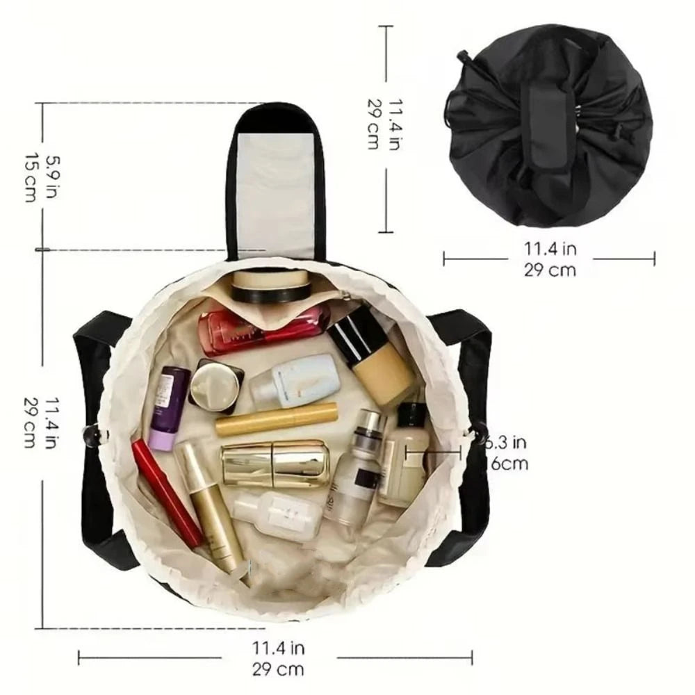Interior Drawstring Lazy Makeup Bag Dimensions